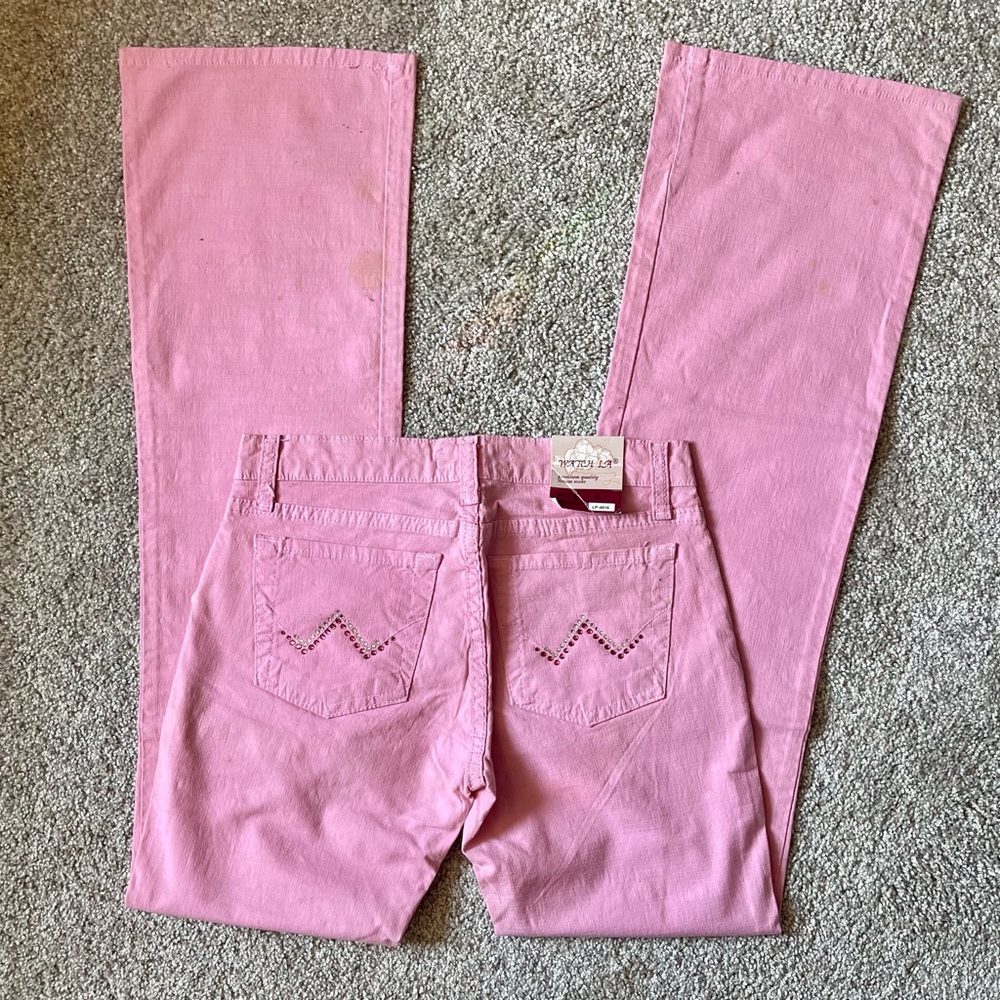 Pink Bedazzled Jeans Size 3/4